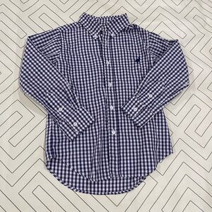 TBBC Navy Plaid Dress Shirt